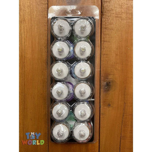 Led Light Round 12ct - Toy World Inc