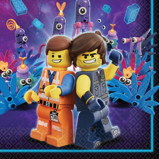 Lego The Movie 2 Napkin (L) 16ct - Toy World Inc