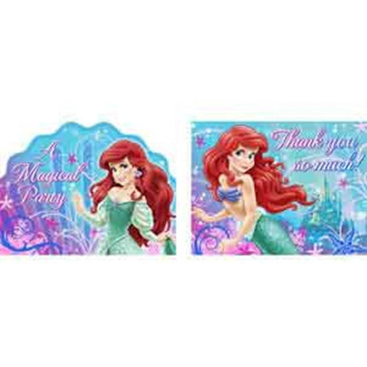 Little Mermaid Sparkle Invitation and T - Toy World Inc