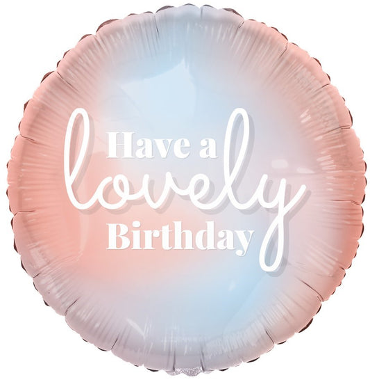 Tuftex 18in Foil Balloon Lovely Birthday