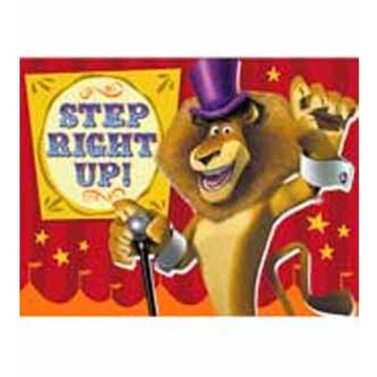 Madagascar 3 Invitation - Toy World Inc