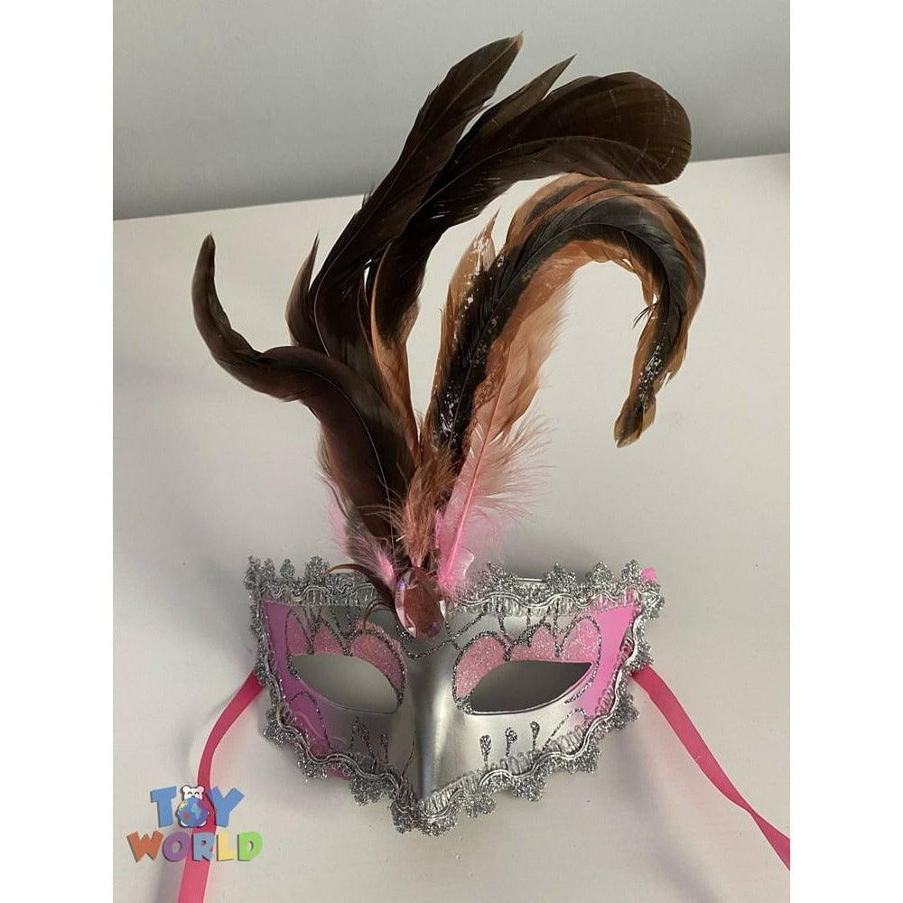 Mask w Rhinestones Pink - Toy World Inc