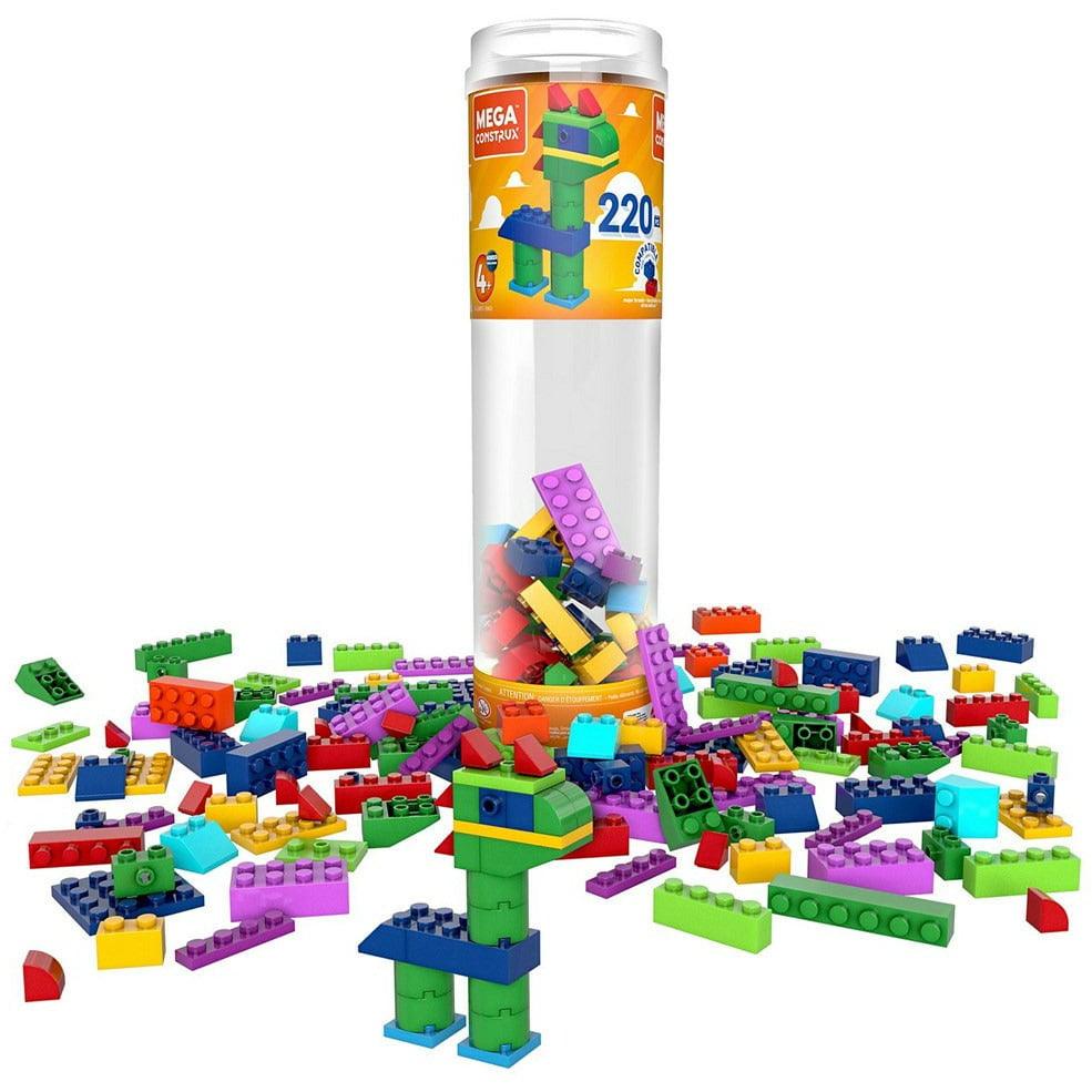 Mega Construx Wonder Builders 220 Pieces Building Tube - Toy World Inc