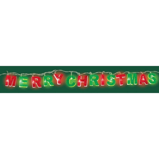 Merry Christmas LED Battery Operated String Lights - Toy World Inc