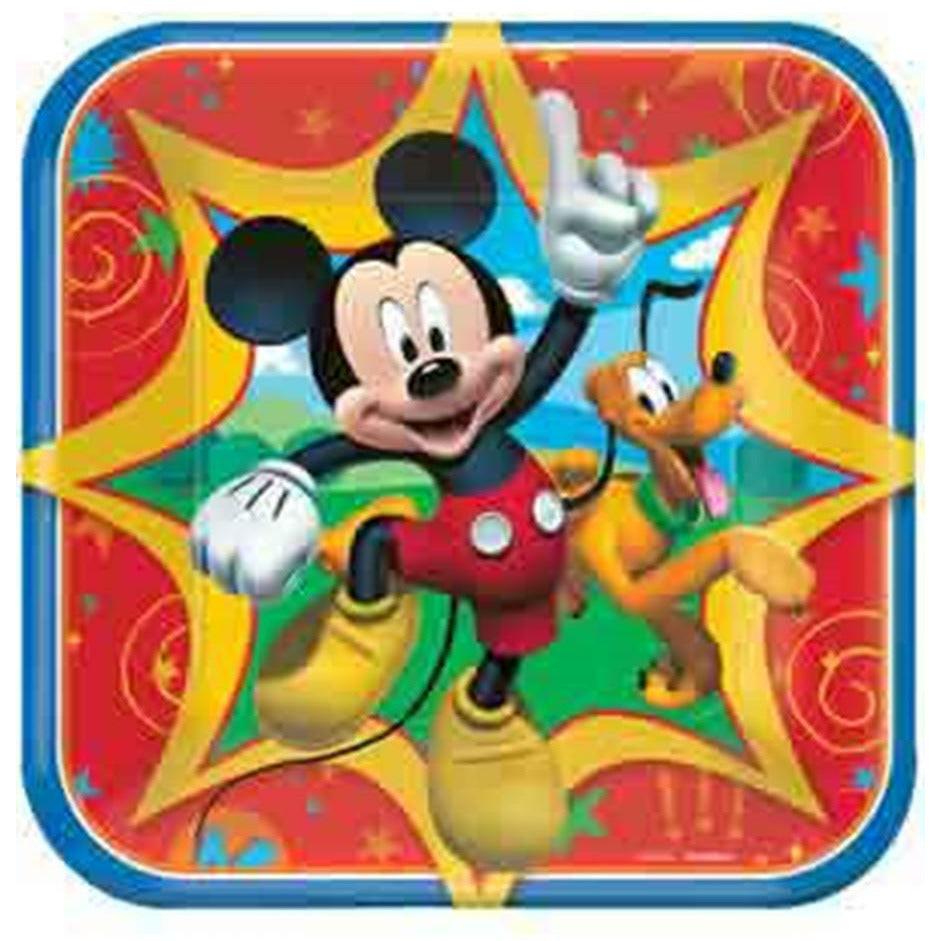 Mickey and Friends Plate (S) 8ct - Toy World Inc