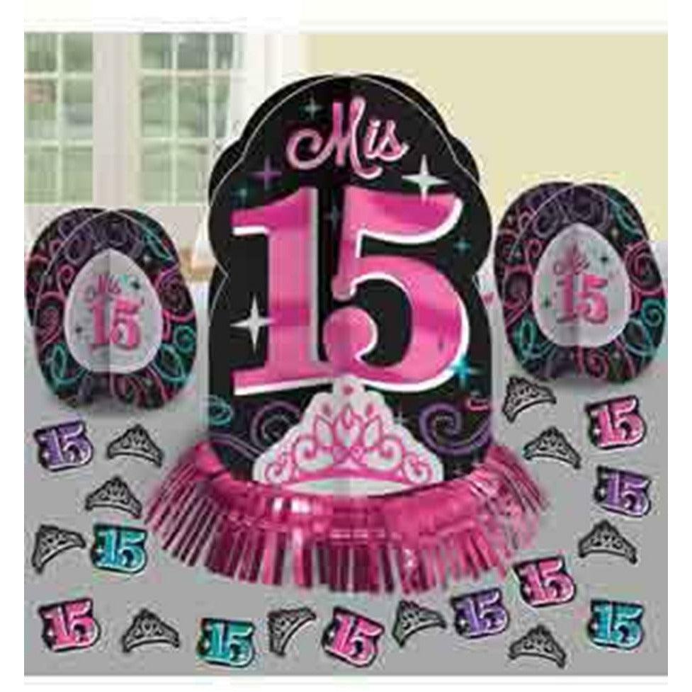 Mis Quince Anos Table Decoorating Kit - Toy World Inc