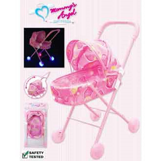 Mommy Angel Pram W-Lite - Toy World Inc