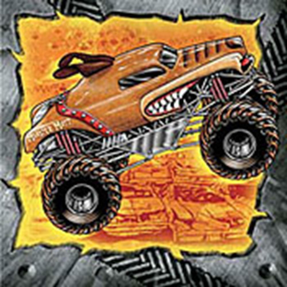 Monster Truck Jam Napkin (S) 16ct - Toy World Inc