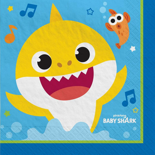 Napkin (L) Baby Shark - Toy World Inc