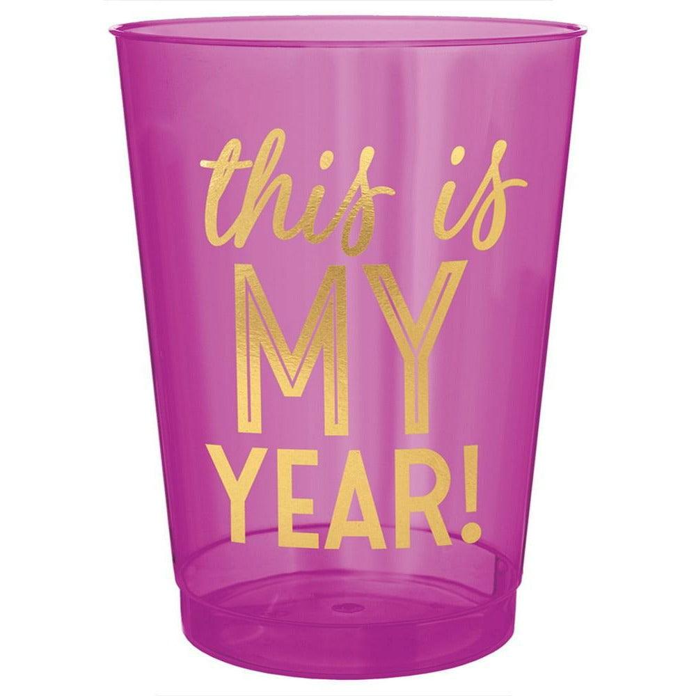 New Years Assorted Tumblers 10oz. 20ct. - Toy World Inc