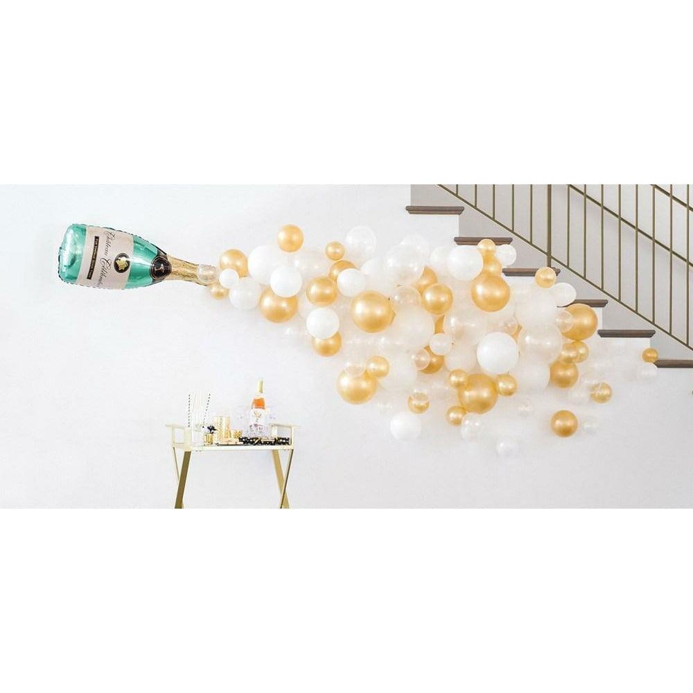 New Years Eve Champagne Balloon Garland 95ct. - Toy World Inc