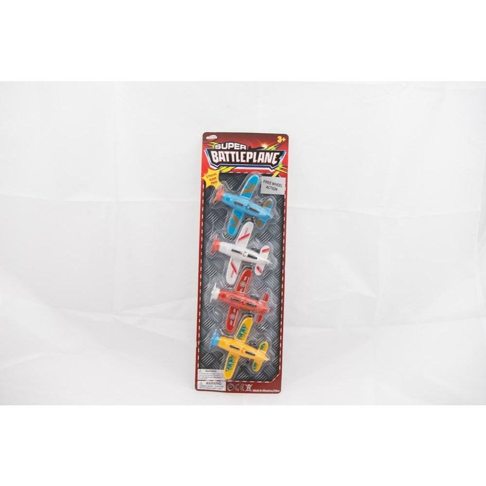 Old Battle Plane 4pc - Toy World Inc