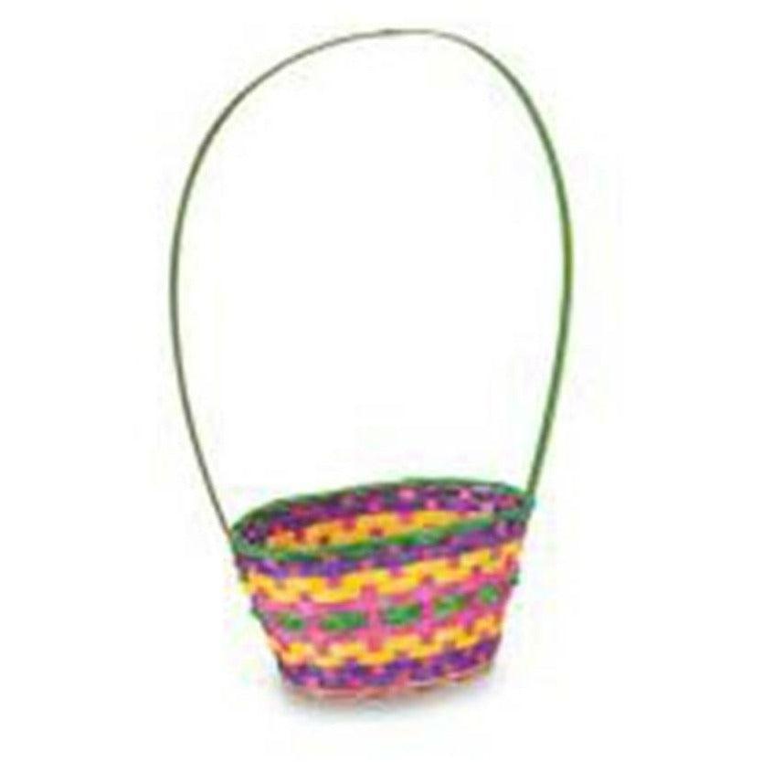 Oval Easter Basket Long Handle - Toy World Inc