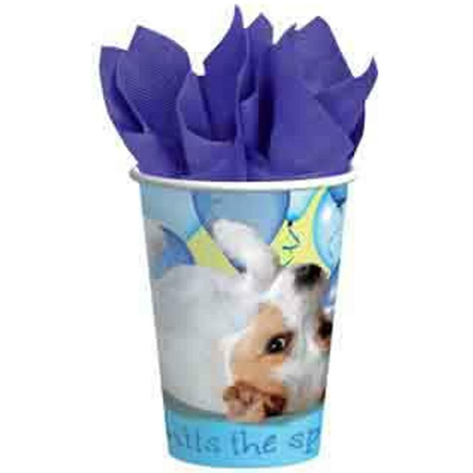 Party Pups Cup 9oz 8ct - Toy World Inc