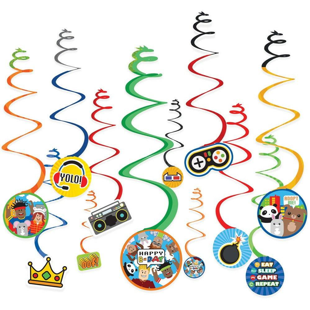 Party Town Swirls 12ct - Toy World Inc