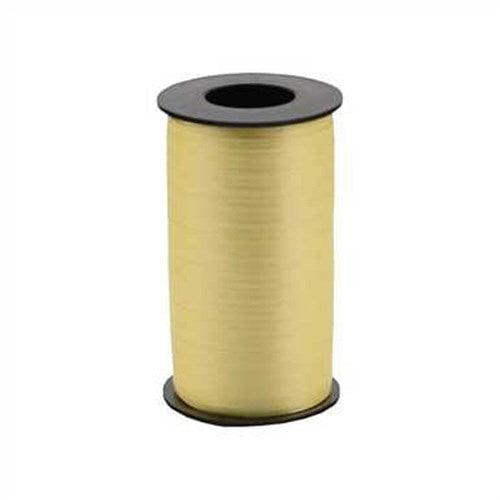 Pastel Yellow Curling Ribbon 3/16in x 500yd - Toy World Inc