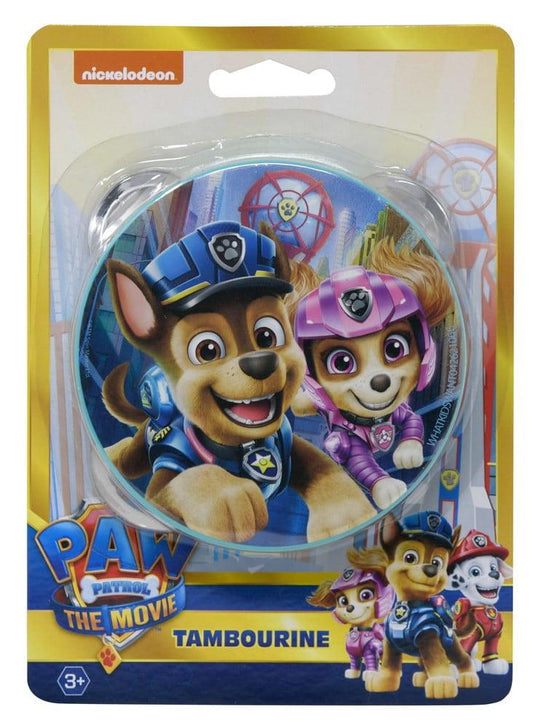 Paw Patrol Movie Tambourine 5x1x7 - Toy World Inc