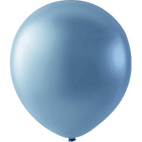 Payaso Latex Balloon 12in 100ct - Pearl Light Blue - Toy World Inc