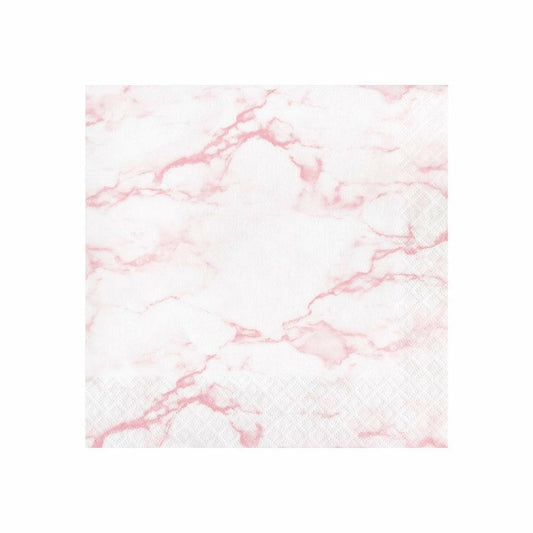 Pink Marble Luncheon Napkin 16Ct - Toy World Inc
