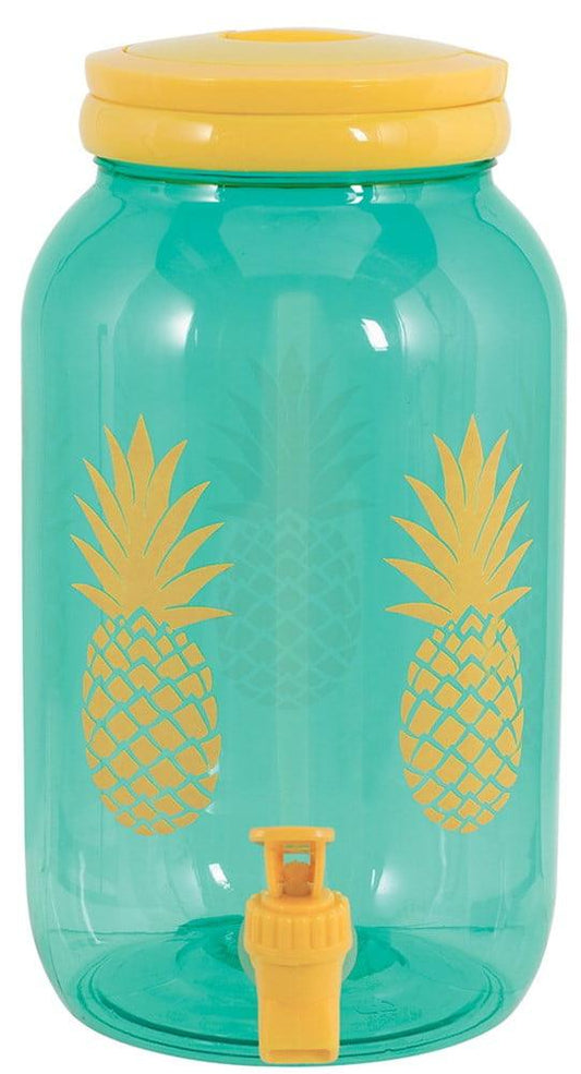 Plastic Pineapple Drink Dispenser 1ct - Toy World Inc
