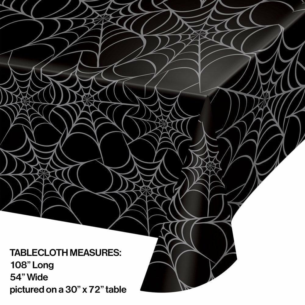 Plastic Tablecover Webs All Over Print 1ct - Toy World Inc
