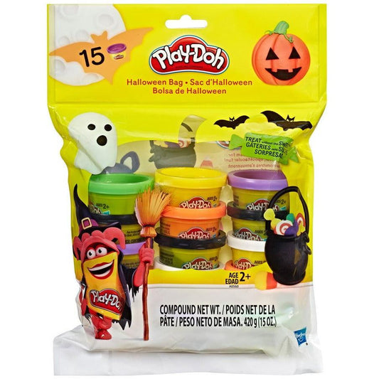 Play Doh Halloween Bags 15 mini cans - Toy World Inc