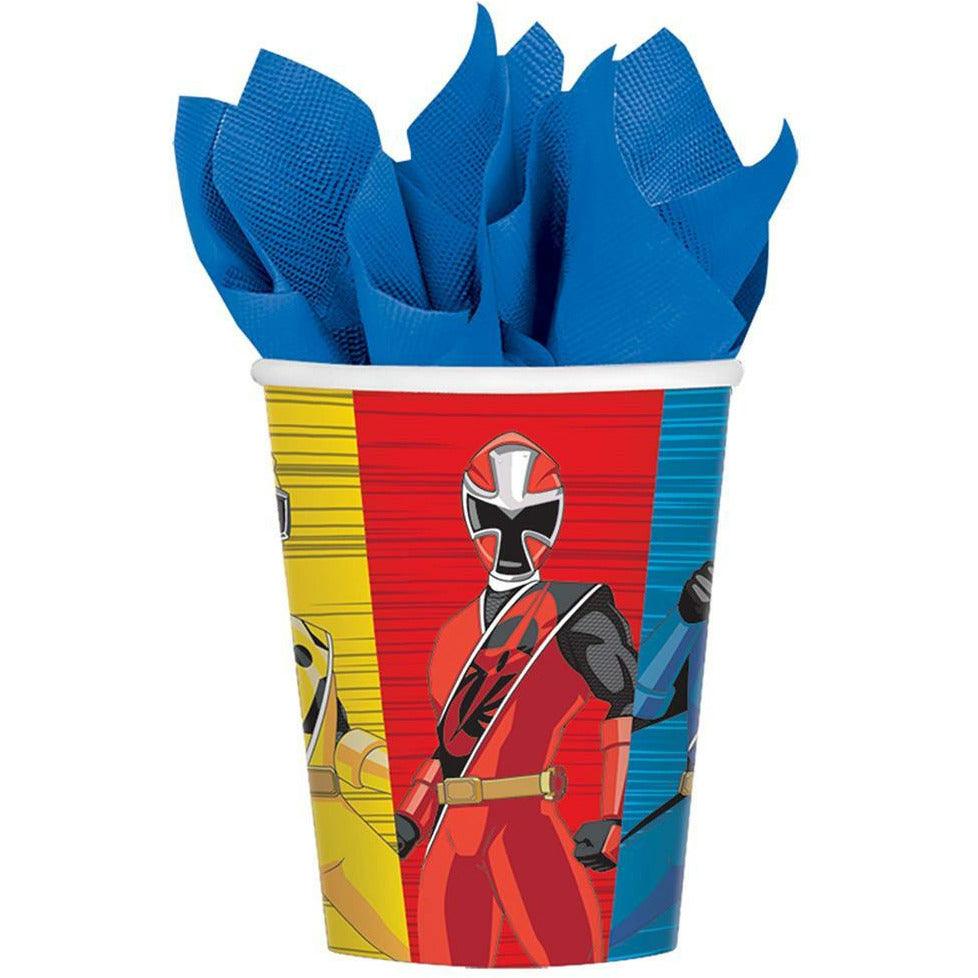Power Ranger Ninja Cup 9oz 8ct - Toy World Inc