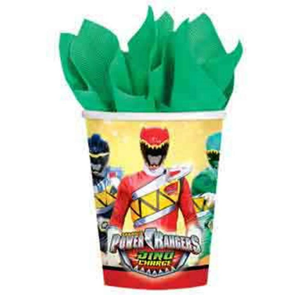 Power Rangers Dino Charge Cup 9oz 8ct - Toy World Inc