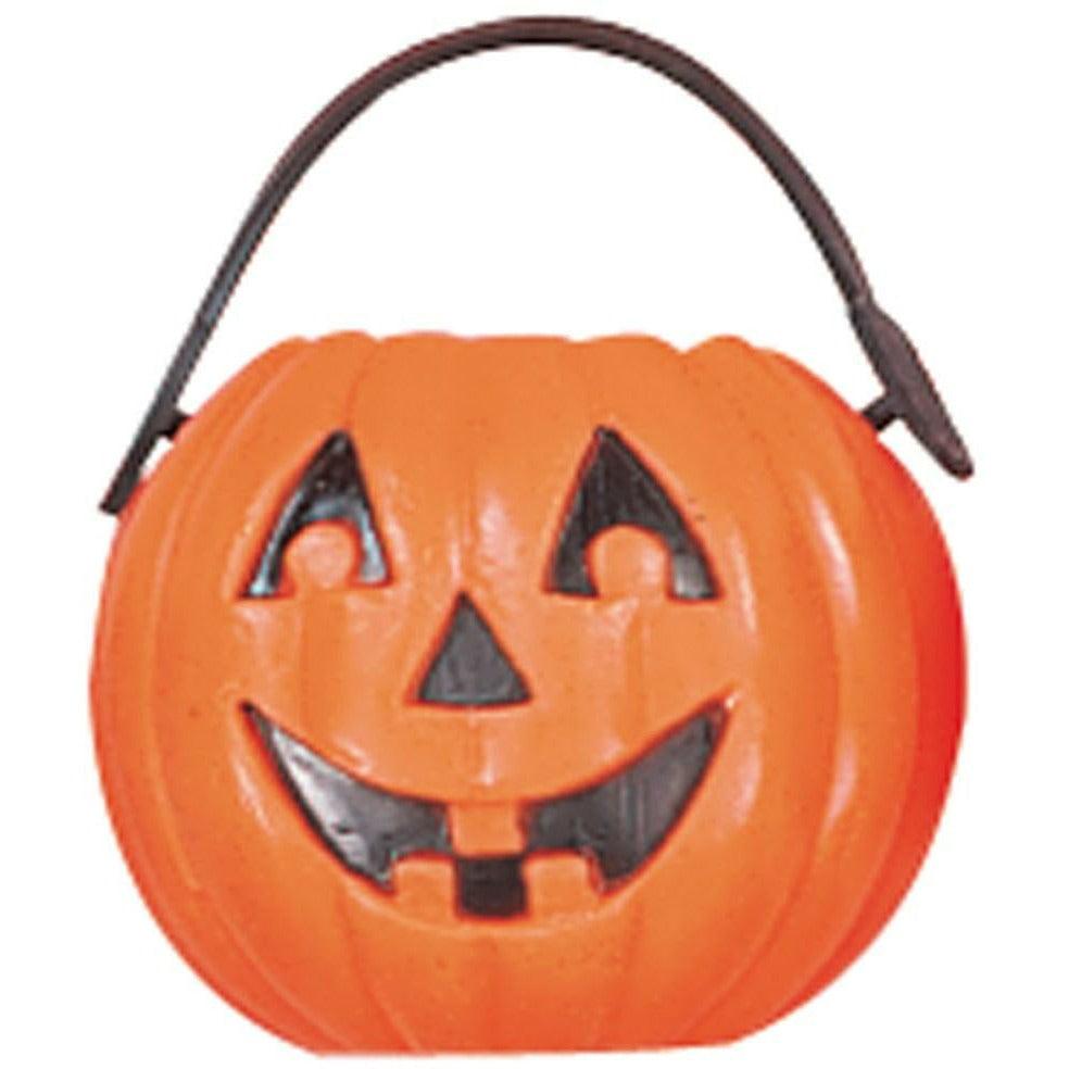Pumpkin Plastic Treat Pails 12ct - Toy World Inc
