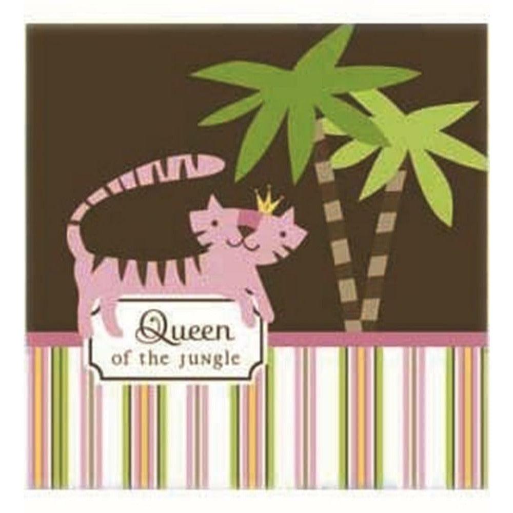 Queen Of The Jungle Napkin (L) 16ct - Toy World Inc