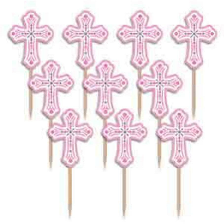 Religious Pink Party Pick - Toy World Inc