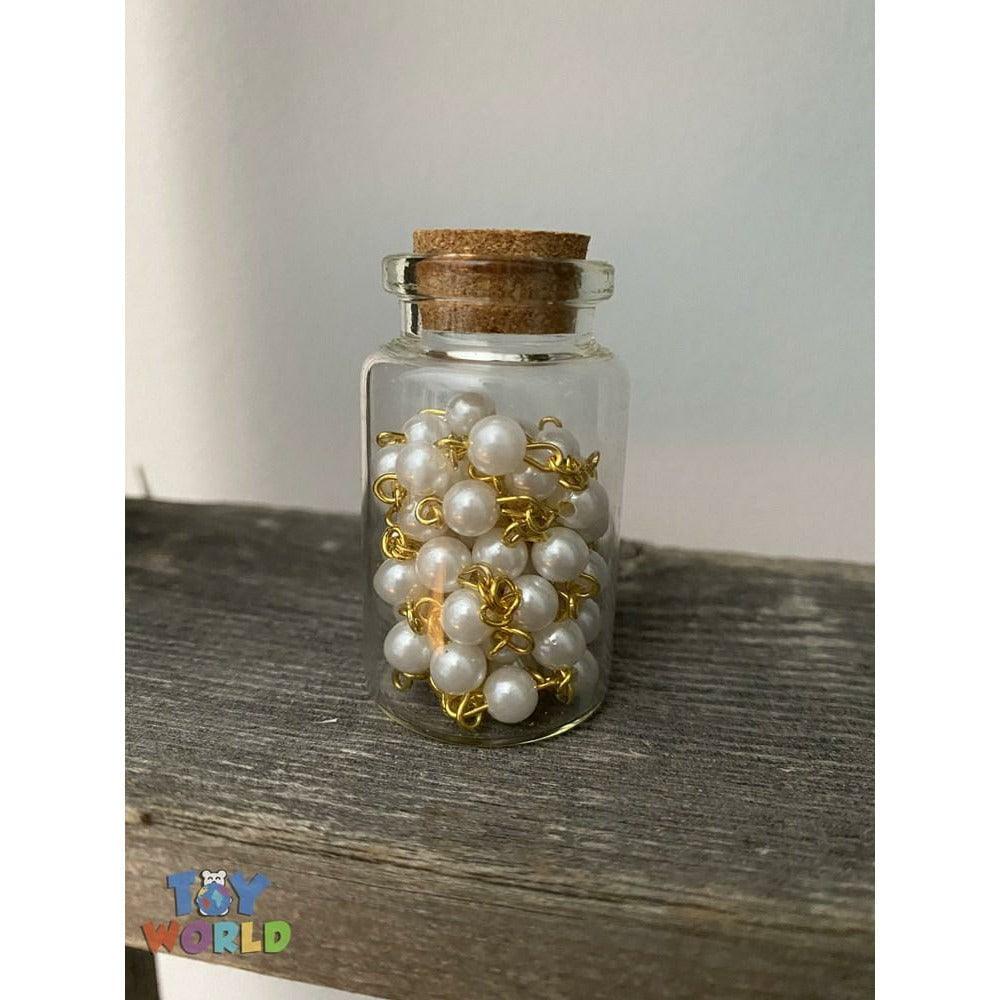 Rosary with Glass Bottle Gold Necklace 12ct 19.5in - Toy World Inc