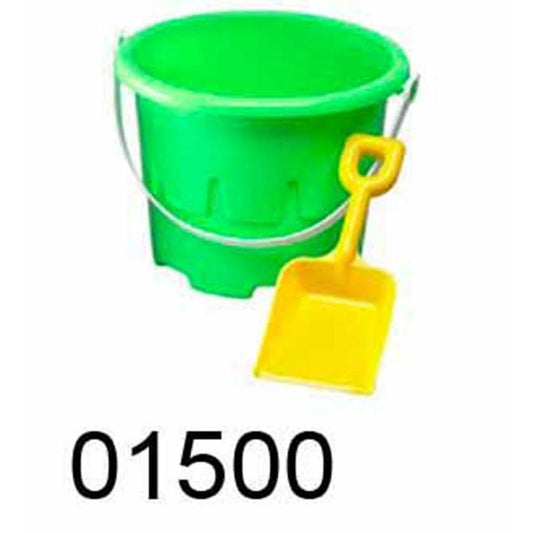 Sand Mold Pail W Shovel 8in - Toy World Inc