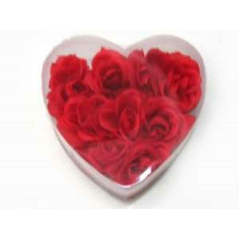 Scented 9 Rose Budsin Heart Box - Toy World Inc