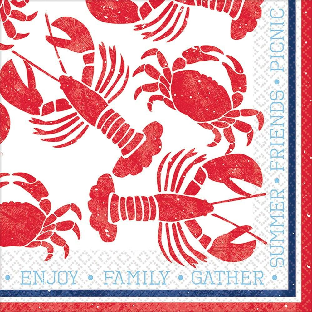 Seafood and Summer Lunch Napkin - Toy World Inc