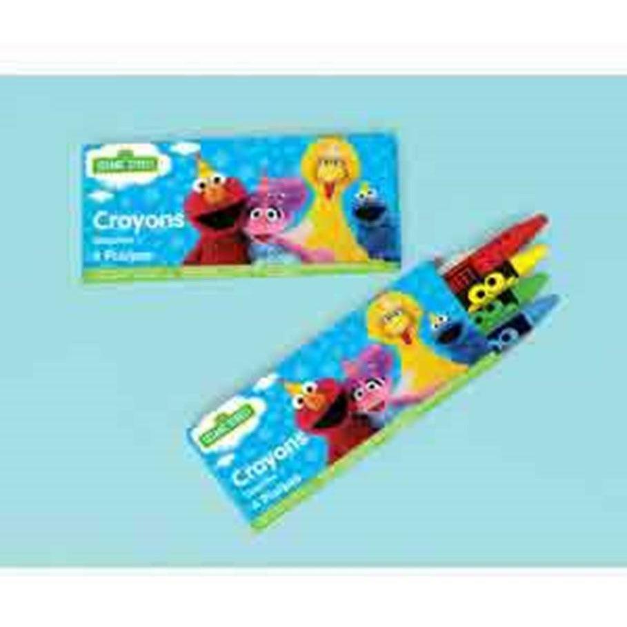 Sesame Street 2 Crayon 12ct - Toy World Inc