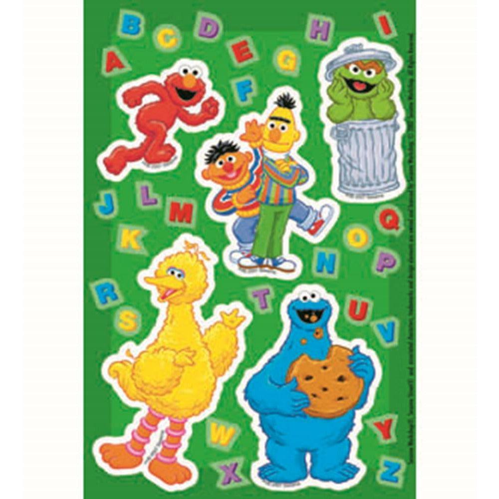 Sesame Sunny Day Sticker 2ct - Toy World Inc