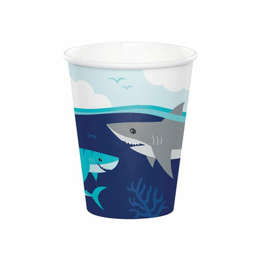 Shark Party Hot and Cold Cup 9Oz. 8Ct - Toy World Inc