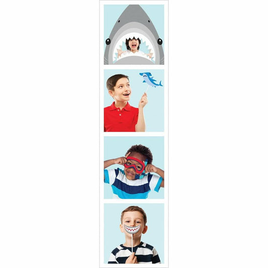 Shark Party Photo Booth Props 10Ct - Toy World Inc