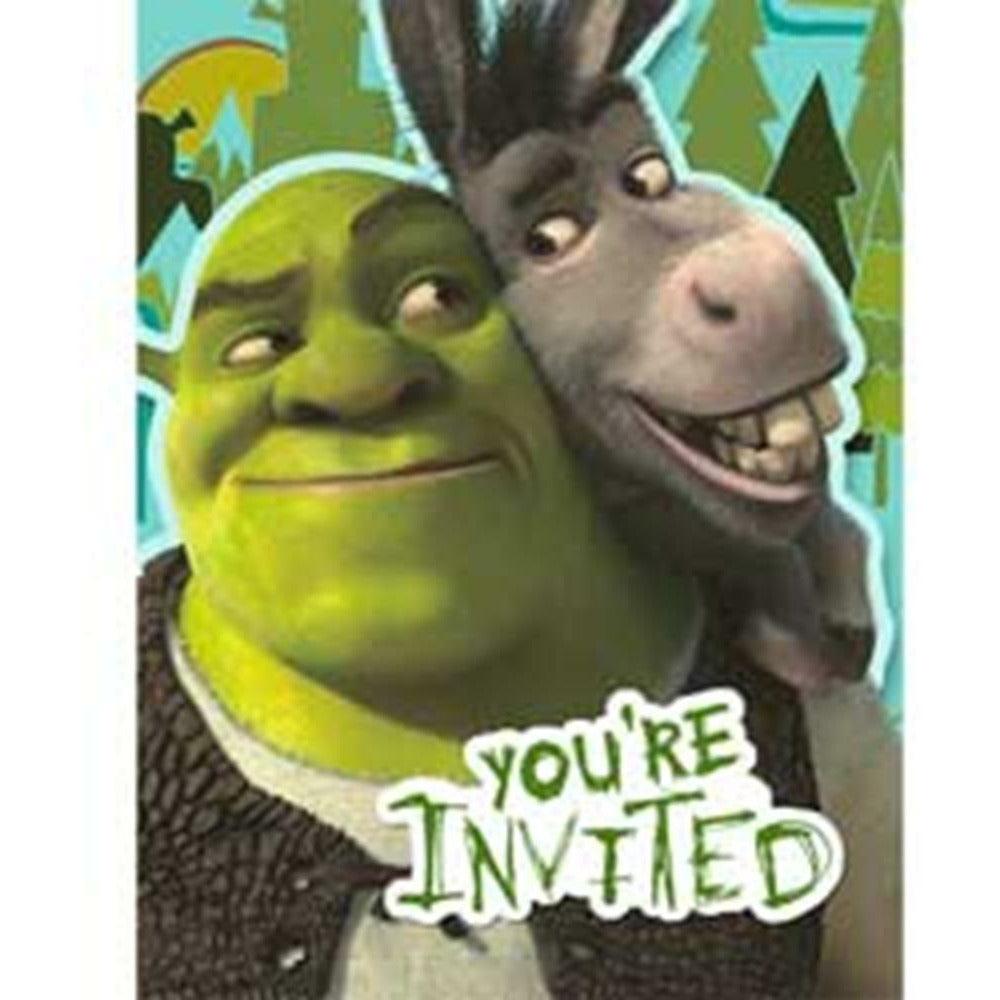 Shrek 4Ever Invite 8ct - Toy World Inc