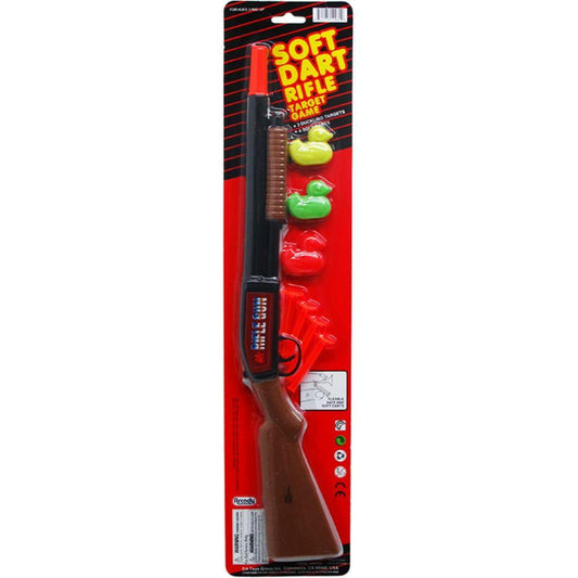 Soft Dart Rifle Play Set 19in - Toy World Inc
