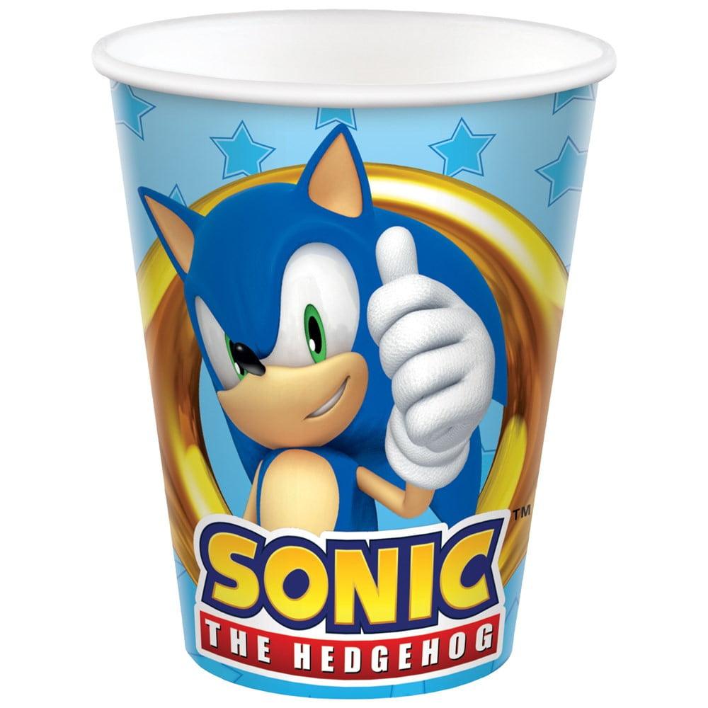 Sonic 9oz Paper cup 8ct - Toy World Inc