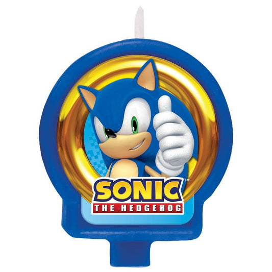 Sonic Birthday Candle 1ct - Toy World Inc