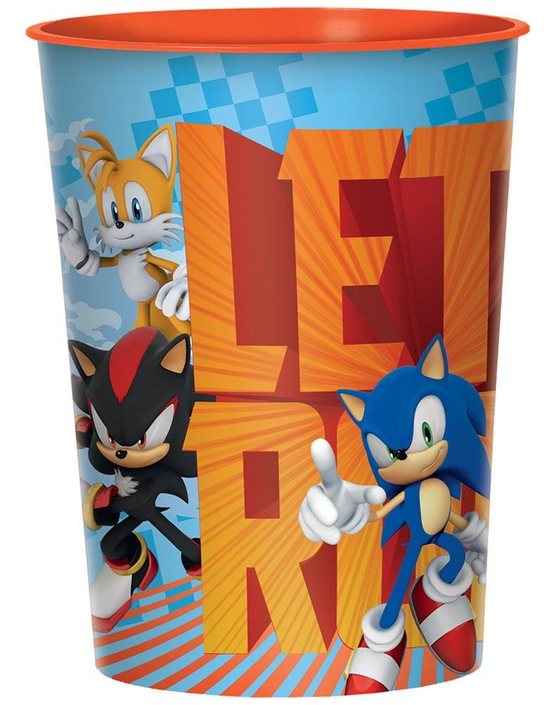 Sonic Plastic Favor Cup 1ct - Toy World Inc
