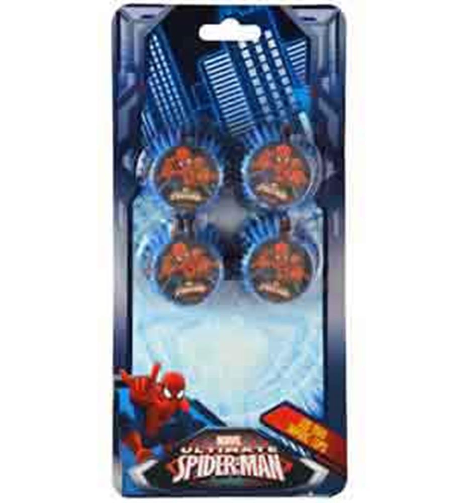 Spiderman Mini Cupcake Liner 100ct - Toy World Inc