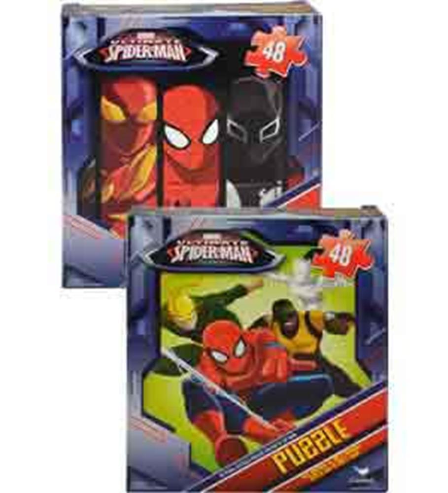 Spiderman Puzzle 48pc 6.5x5.5x1.50 - Toy World Inc