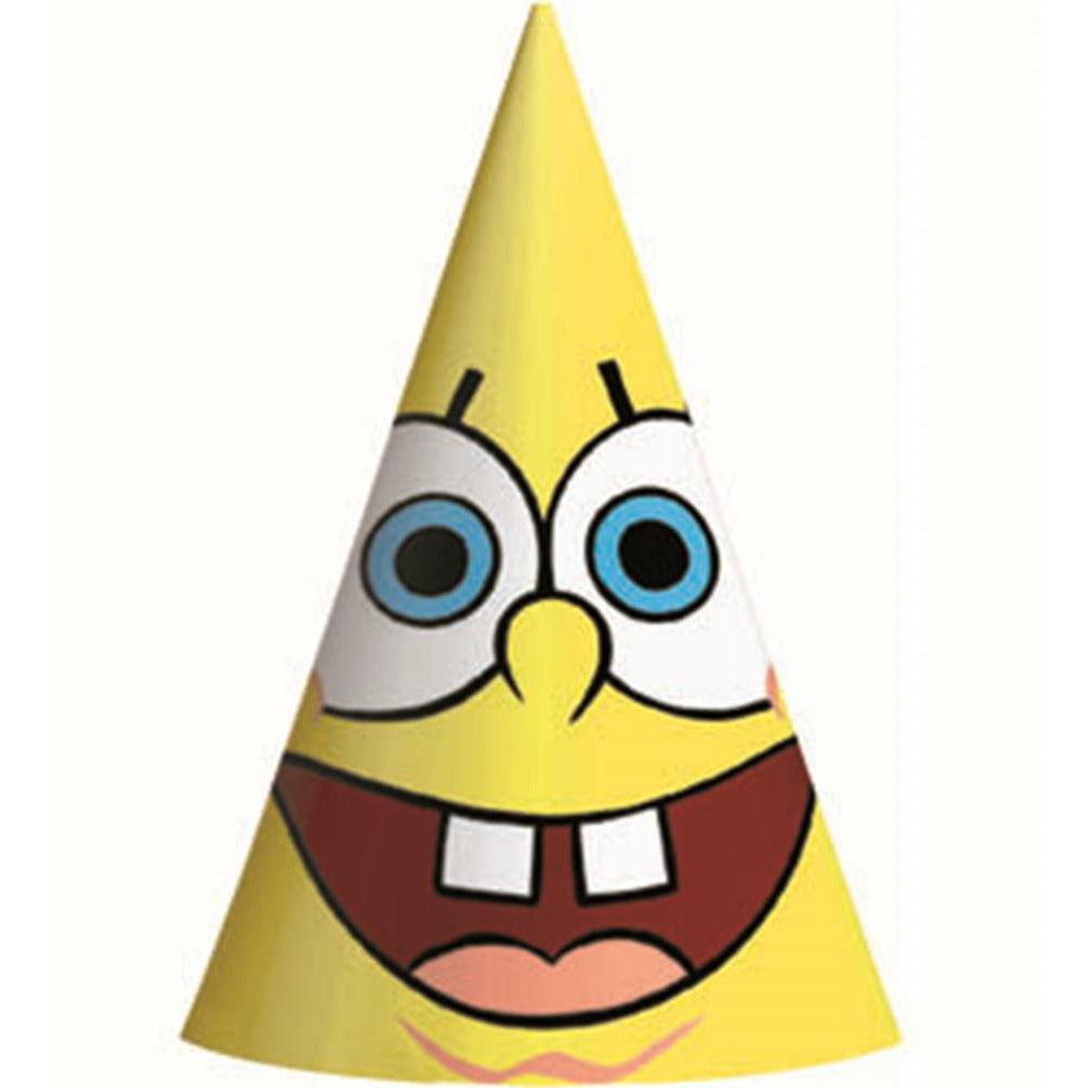 Sponge Bob Classic Hats 8ct - Toy World Inc