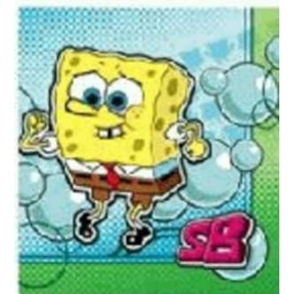 Spongebob Bubble Napkin (S) 16ct - Toy World Inc