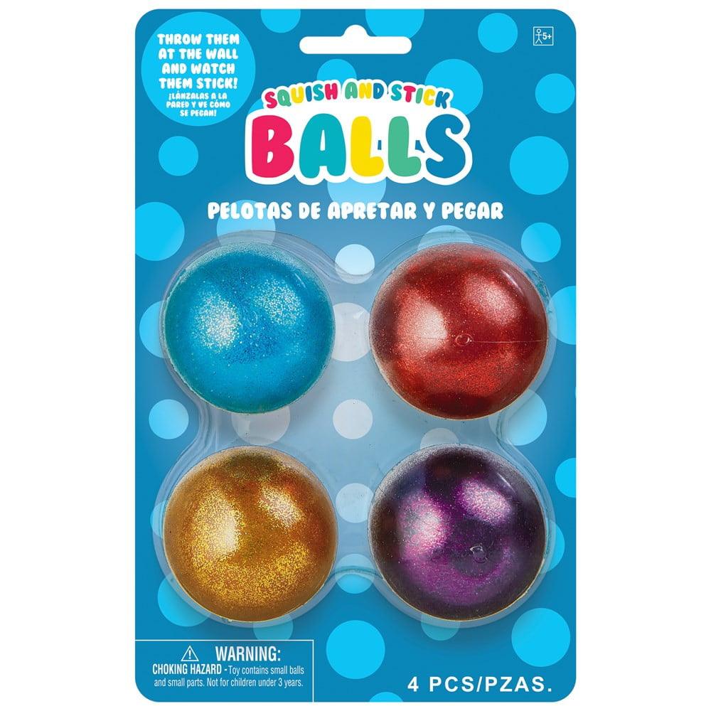 Sticky Balls 4ct - Toy World Inc