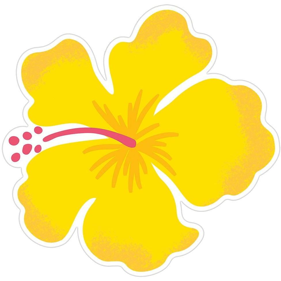 Summer Hibiscus Flower Cutout - Toy World Inc